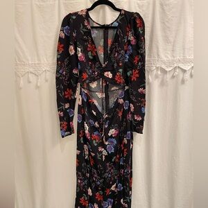 AFM floral midi dress, size XL